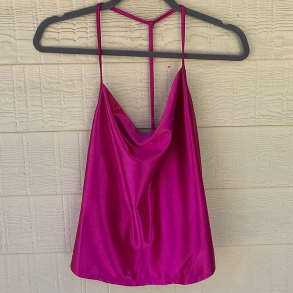 wild fable Tops - NWT Purple/Pink Metallic Cowl Neck Top